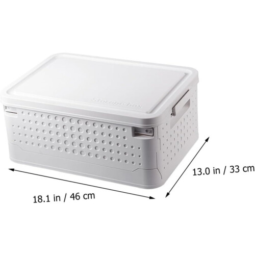Folding Plastic Storage Box Large Clothes Storage Container Multipurpose Collapsible Organizer For Home And Bedroom 2