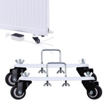 Universal Electric Heater Stand with 360 Rotatable Wheels, Carbon Steel Radiator Base, 2pcs