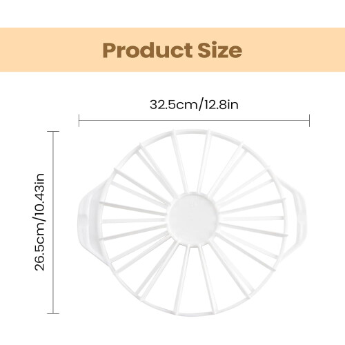 Cake Slicer and Cutter with Adjustable Thickness, Even Slice Precision for Round Cakes, 14/16 2
