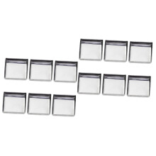 120pcs Empty Magnetic Makeup Pans Stainless Steel Square Pressed Powder Eyeshadow Palette