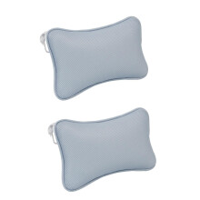 Bathtub Pillow with Suction Cups, Ergonomic Neck and Back Support, WaterResistant for Hot Tubs