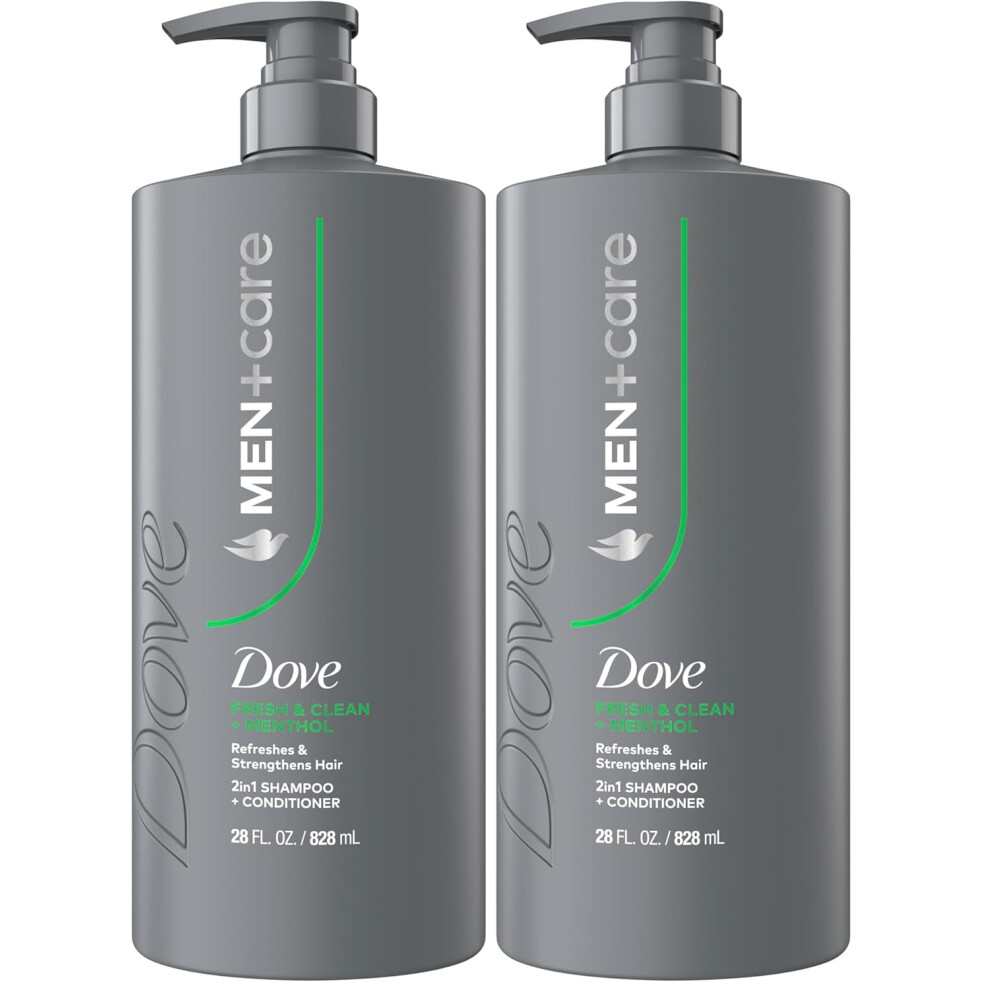 Dove Men + Care Shampoo 1 Count (Pack Of 2)