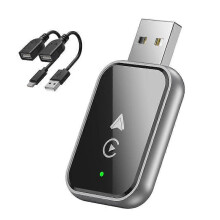 (Android Auto) New Mini Wirefree CarPlay Adapter – Wireless Freedom for CarPlay & Android Auto