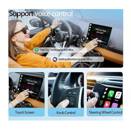 (Apple Android 2 In 1)New Mini Wirefree CarPlay Adapter – Wireless Freedom for CarPlay & Android Auto 1