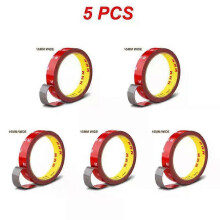 (5PCS, 15MM) 3M Extra Strong Double Sided Tape Adhesive Car Special Double-sided Tape Strong Permanent Gum Tape Doppelseitiges Klebeband
