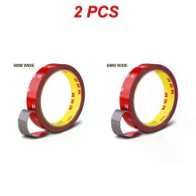 (2PCS, 6MM) 3M Extra Strong Double Sided Tape Adhesive Car Special Double-sided Tape Strong Permanent Gum Tape Doppelseitiges Klebeband