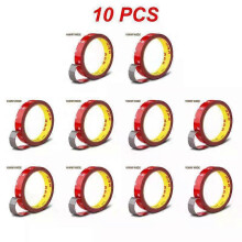(10PCS, 10MM) 3M Extra Strong Double Sided Tape Adhesive Car Special Double-sided Tape Strong Permanent Gum Tape Doppelseitiges Klebeband