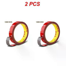 (2PCS, 10MM) 3M Extra Strong Double Sided Tape Adhesive Car Special Double-sided Tape Strong Permanent Gum Tape Doppelseitiges Klebeband
