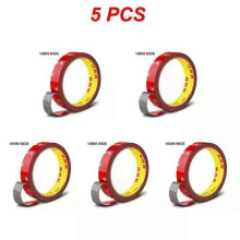 (5PCS, 10MM) 3M Extra Strong Double Sided Tape Adhesive Car Special Double-sided Tape Strong Permanent Gum Tape Doppelseitiges Klebeband