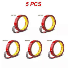 (5PCS, 6MM) 3M Extra Strong Double Sided Tape Adhesive Car Special Double-sided Tape Strong Permanent Gum Tape Doppelseitiges Klebeband
