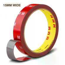 (1PCS, 15MM) 3M Extra Strong Double Sided Tape Adhesive Car Special Double-sided Tape Strong Permanent Gum Tape Doppelseitiges Klebeband