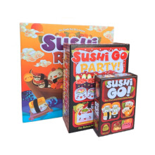 (Sushi Go PARTY!) Sushi Go! The Pick and Pass Card Game - Family Fun Party Game for Kids & Adults, Fast-Paced Sushi-Themed Card Game for 2-5 Players