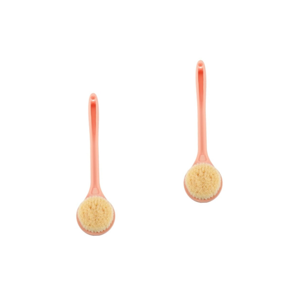 Bath Brush and Shower Back Scrubber with Long Ergonomic Handle for Gentle Exfoliation, 2pcs