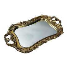 Mirror Decor Tray Food Tray for Home Decorative Coffee Table Dresser Decor