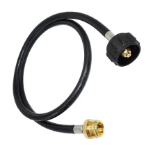 Propane Adapter Hose 5 Ft, 1 Lb To 20 Lb Converter, QCC1/Type1 Tank Connectors, Portable Appliance To 20 Lb Propane Tank