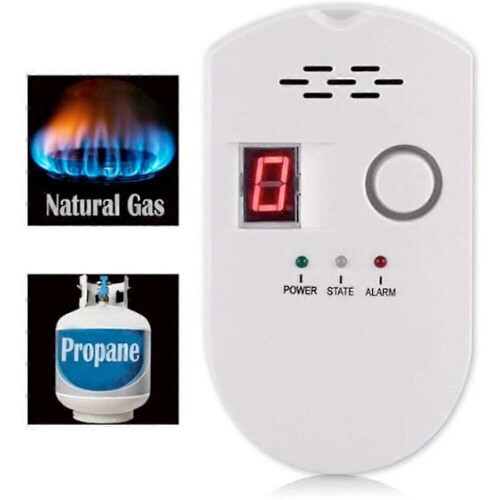 Digital Gas Leak Detector Alarm Sensor Propane Butane Methane Natural Gas Sensor 2