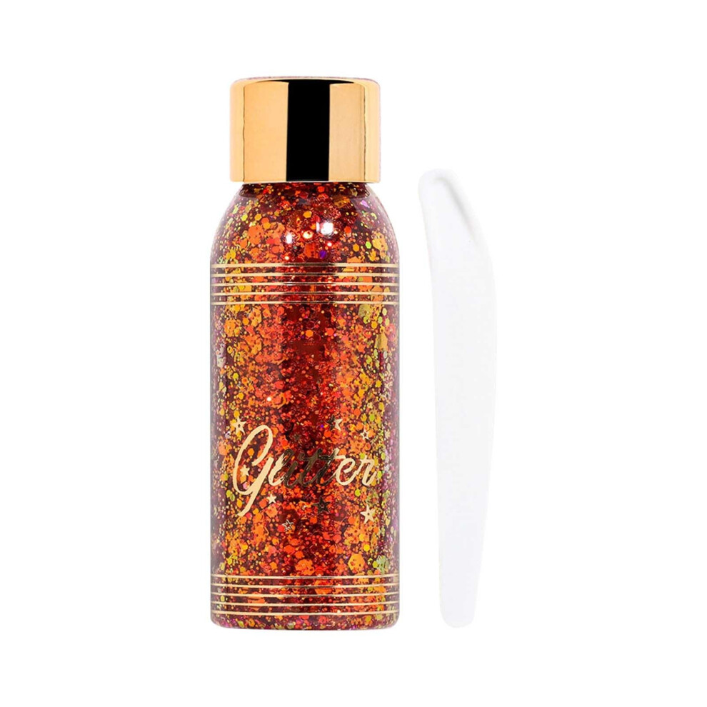 Glitter Eye Shadow Gel with LongLasting Body Glitter, Sweatproof Sparkle for Festival and Stage 30ml