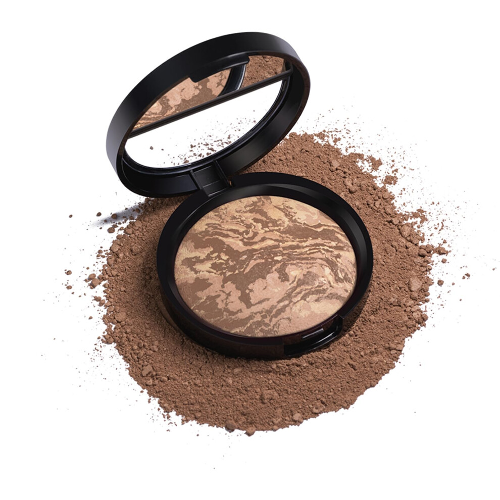 Powder Foundation #02 Full Coverage Brightening Color Correcting for Mature Skin Women