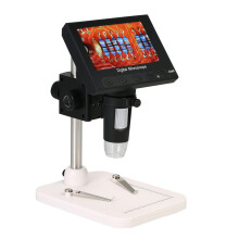 1000X LCD Digital Microscope with 4.3Inch Display, 8LED Illumination, 720P, for Circuit Board Soldering
