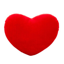 Heart Shape Decorative Throw Pillow 15cm PP Cotton Red Soft Doll And Plush Toy Accessory For Babies And Girls