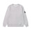 (S, Ash) 2025 Classic Stone Correct Version Solid Color Round Neck Badge Long Sleeve Men And Women 1