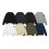 (S, Ash) 2025 Classic Stone Correct Version Solid Color Round Neck Badge Long Sleeve Men And Women 2