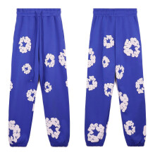 (08, M) Men's High Street Tracksuit,Casual Loungewear, Graphic Print Two Piece Outfit
