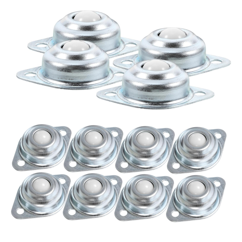 Universal Ball Bearings 12Pcs Nylon Rolling Caster Wheels Swivel Casters Silent Heavyduty 9164114348050