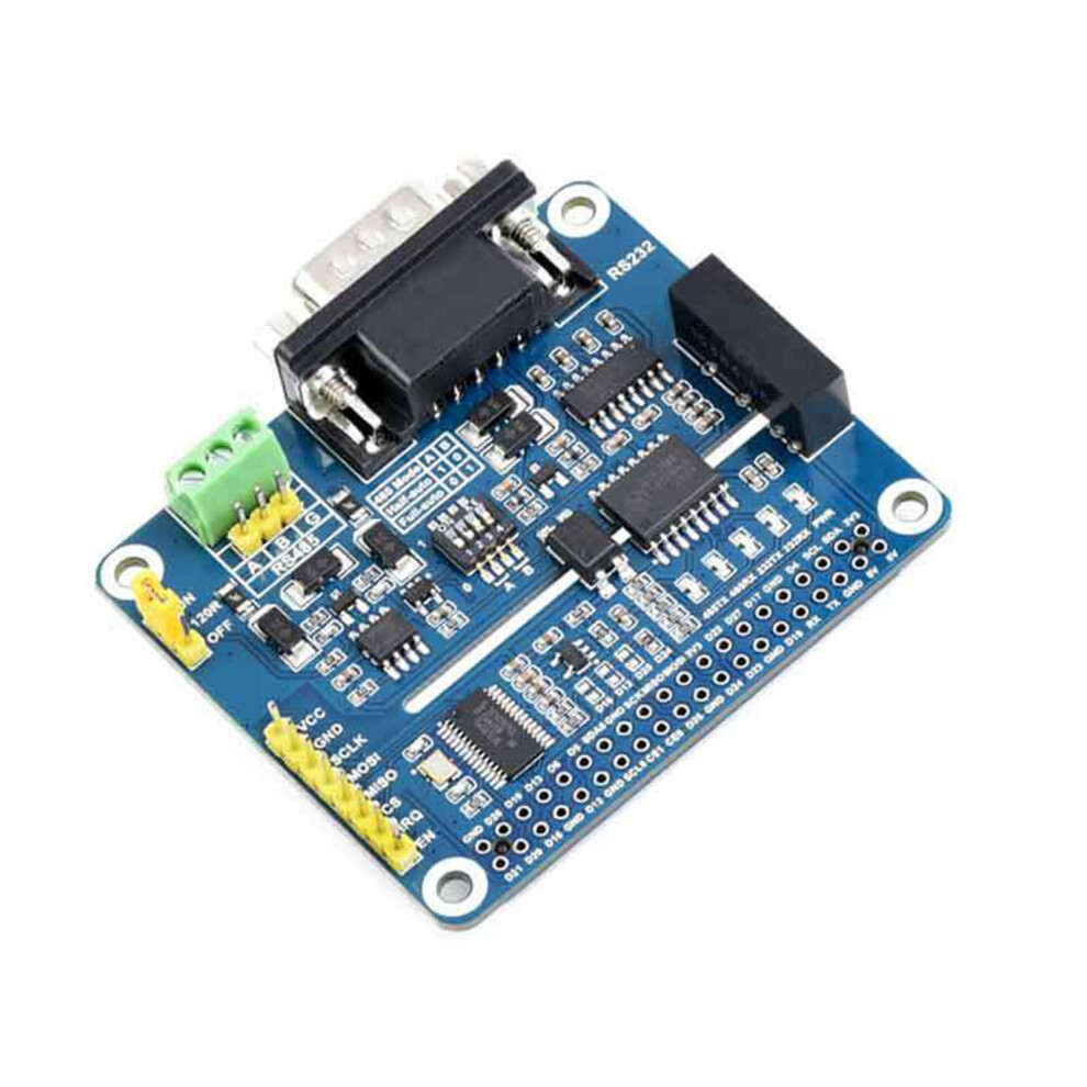 Rs485 Rs232 Hat Dualchannel Optocoupler Isolation Speed Industrial Communication Board For Raspberry Pi 9365369537569