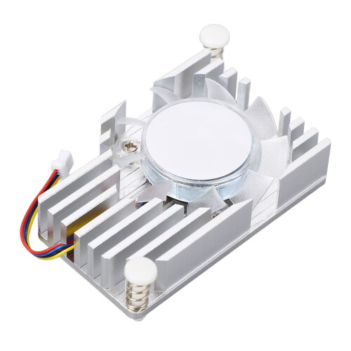 Ψύκτρα αλουμινίου για Raspberry Pi5, Ανεμιστήρας φυσητήρα ελεγχόμενης θερμοκρασίας με 1