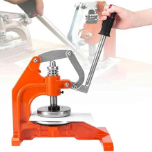 Fabric Sample Cutter 100cm² Round Cutting Tool with Durable Metal Blade and NonSlip Handle