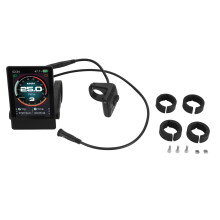 Pantalla táctil para bicicleta eléctrica, pantalla a color, brillo ajustable, pantalla HD, datos en tiempo real, Plug and Play para motores Bafang