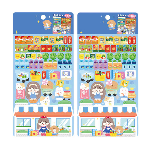 Interactive Sticker Play Kit, Easy and Interactive Learning Tool with Peel Stick and Create Magic, Reusable Sticker Activity Pad for Storytelling, 1