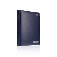 2026 A5 Page-A-Day Diary Navy Blue Hardback