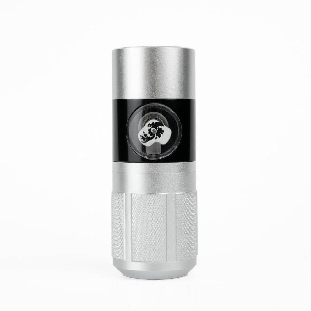 Silver Rotary Tattoo Machine With Rca Input, Speed Brushless Motor For Professional Artists