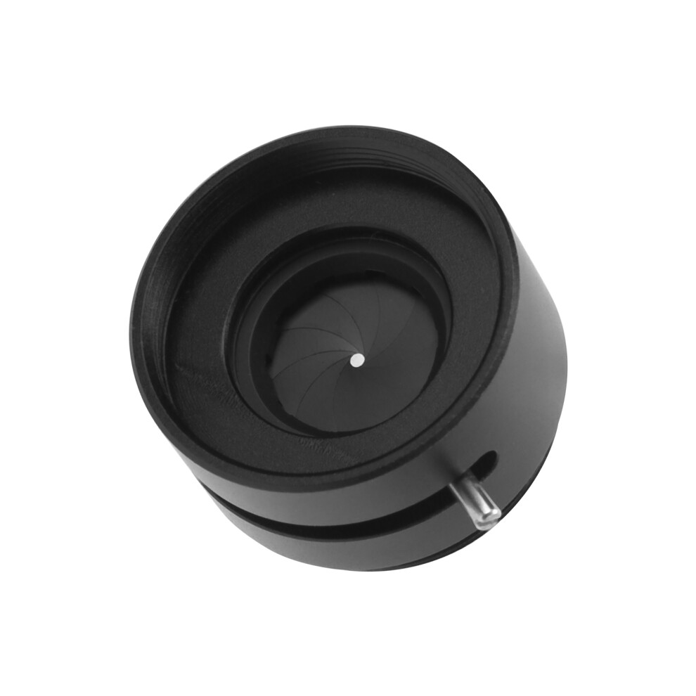 C To Cs Mount Lens Adapter Ring, 1Â12Mm Adjustable Aperture, Metal, Black 8161382431355