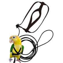 Adjustable Bird Harness and Parrot Leash for Lovebirds, Breathable Vest, Small Size Outdoor Use