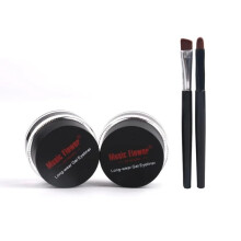 2 in 1 Coffee and Black Gel Eyeliner Set Waterproof Sweatproof LongLasting
