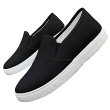 (EU 38,Black)Women's Shoes Summer Breathable Traditional Cloth Shoes Non Slip White Shoes