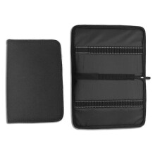 (48 Holes) 36/48/72 Holes Folding Pen Curtain Black Oxford Pencil Bag Professional Painting Pencil Organizer Pen Insert Canvas Colored