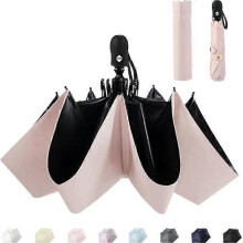 (30*6*6, pink) Ultra-Light Automatic Open Close Folding Umbrella,Outdoor Umbrella Umbrella Rain Umbrella