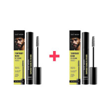 (12ml Boxed X 2PCS)Men's Beard Dye Pen,Permanent Waterproof Shaping Moustache Filler,Portable Stubble Cover,Natural Black Hair Color,Hair Color