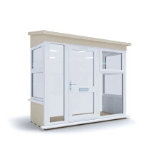 Composite AddPorch 25m x 10m UPVC Windows Door Superfelt Right Door Config Dunster House