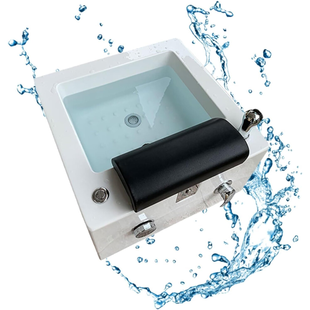 Acrylic Heated Foot Spa Bath Massager with Heat Therapy, Bubbles and Vibration for Home and Salon