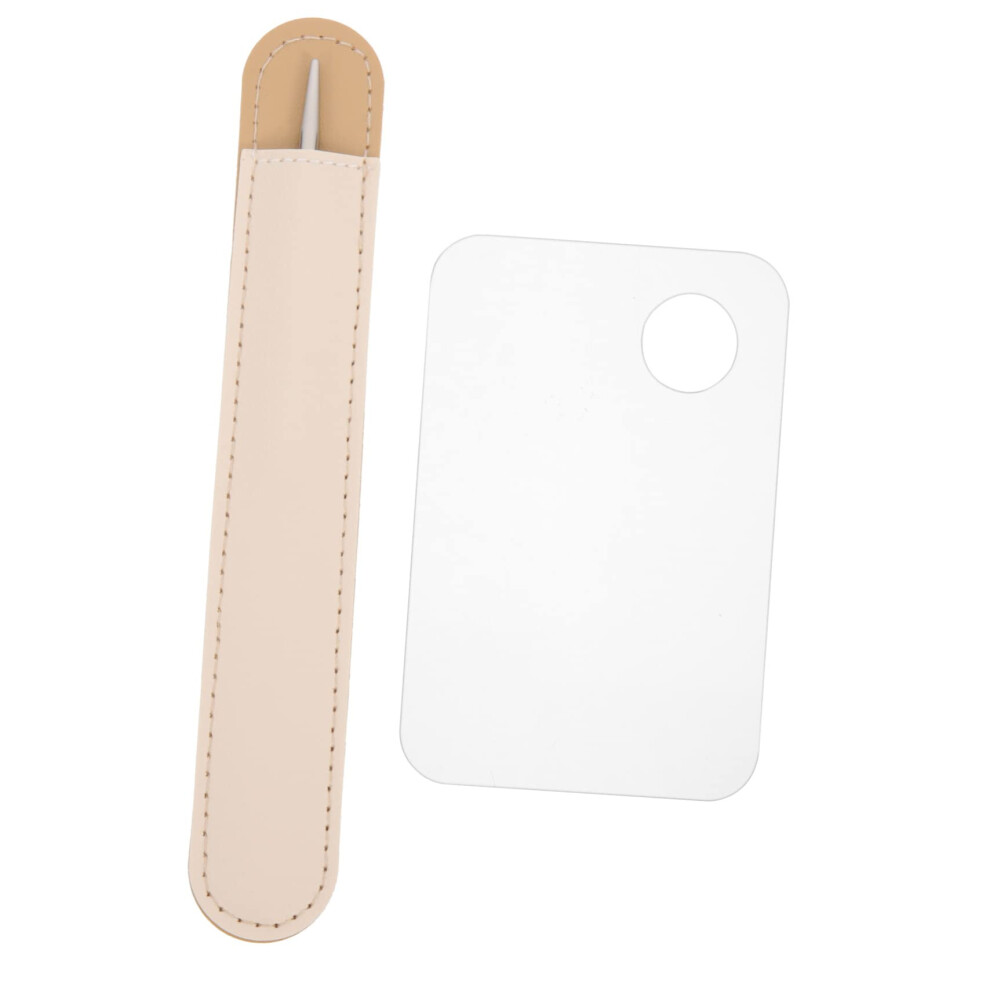 Makeup Mixing Palette Kit with Stainless Steel Spatula for Foundation and Lipstick Blending