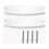 2-Pack Universal Pool Ladder Steps Replacement, 18 Inch Heavy-Duty Molded Plastic Swimming Pool Lad . 1