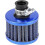 Car Air Intake Filter Universal Cold Air Filter Kit Crankcase Vent Cover Vent (blue) (1pcs) 1