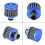 Car Air Intake Filter Universal Cold Air Filter Kit Crankcase Vent Cover Vent (blue) (1pcs) 2