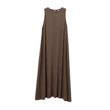 (XS, Brown) Casual Summer Dresses,New Women's Loose,Casual Office Daily Wear,Maxi Dress