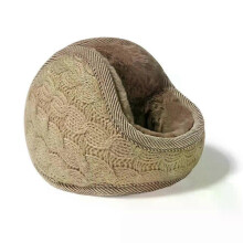 (Style E) Winter Ear Muffs for Men & Women,Soft Fleece Plush Earmuffs with Adjustable Behind Head Band